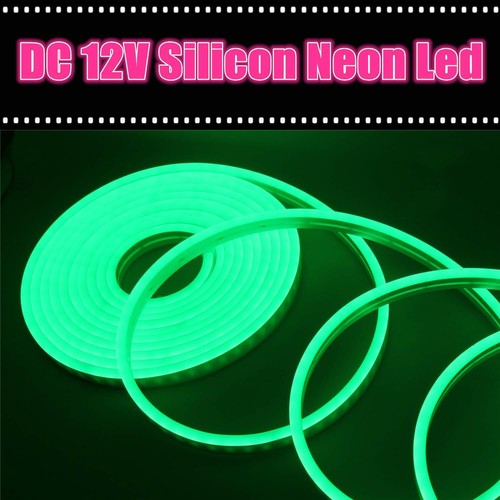 NUOVA STRISCIA 600 LED 5mt 12V neon flessibile in silicone ip65 + trasformatore - Foto 9 di 12