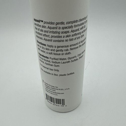 Aquanil Lotion A Gentle, Soapless Lipid-Free Cleanser - 16 fl oz - Picture 4 of 5