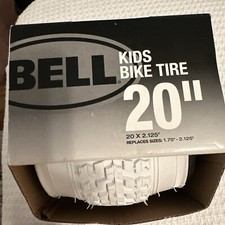 Bell Kids Bike Tire White 20” x 2.125" Replaces 1.75"-2.125"