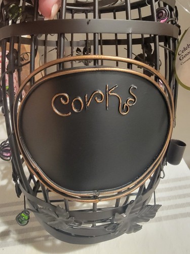 Korkkäfig Kreidetafel Weinfass - Bild 1 von 5