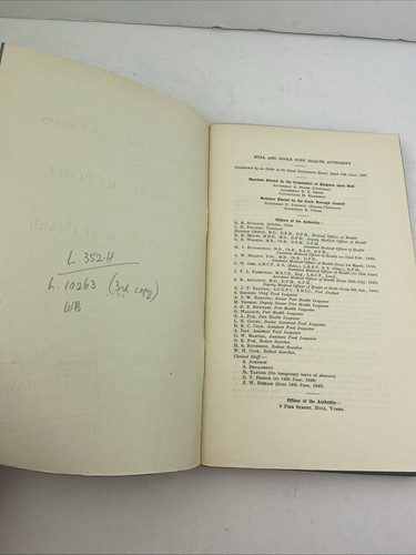 Annual Report Of The Medical Officer Of Health Hull & Goole Bundle X5, 1947-1952 - Imagen 10 de 21
