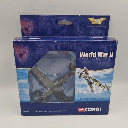 CORGI Aviation Archive MESSERSCHMITT BF 109E-3 Waldermar Wubke 9/JG 1:72 AA32103 - Picture 1 of 5