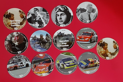 7th Print 10 Cent Set of 2005B AAFES Pogs, About Uncirculated