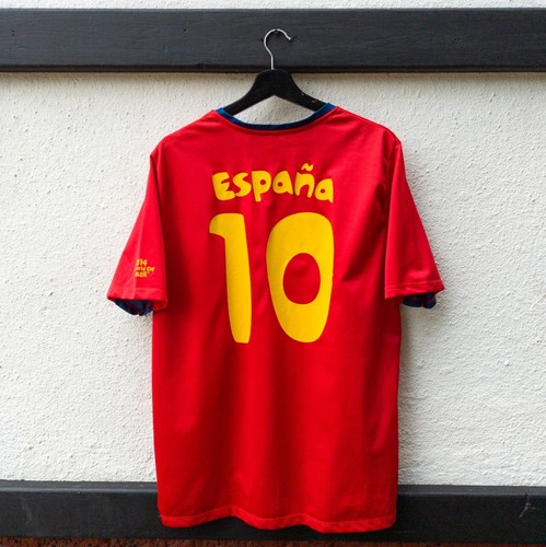 Camiseta España Fútbol Hombre XL FIFA Mundial Brasil 2014 Mercancía Licenciada - Imagen 2 de 5
