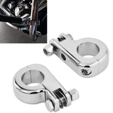 1.25" Aluminum Highway Offset P Clamp Footpegs Mount for Harley Engine Guard Bar