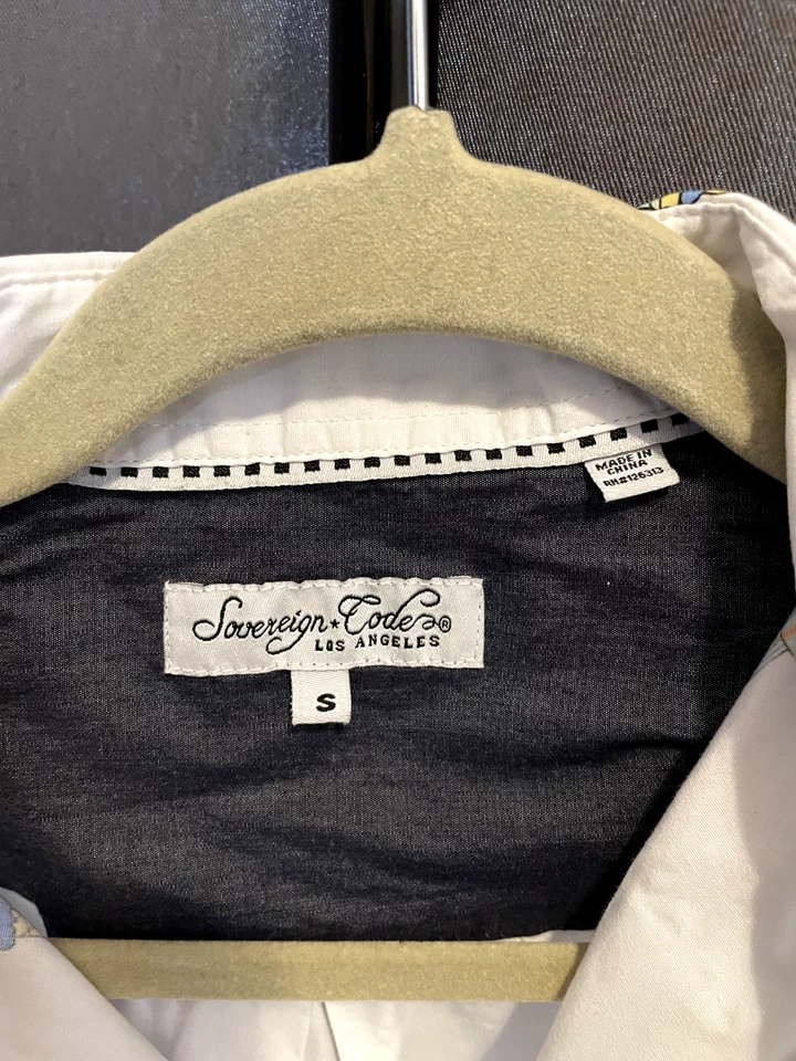 Sovereign Code, Los Angeles Men's Ice Cream Button Up Shirt Size S 100% Cotton - Image 2 of 4