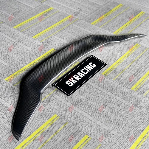 Gloss Black/Carbon Fiber Rear Trunk Lip Spoiler Wing For Kia Optima K5 2014-2015 - Picture 12 of 36