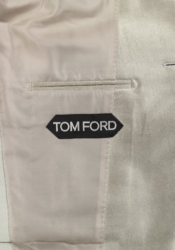 TOM FORD Atticus Silver Suit Size 46 / 36R U.S. New With Tags - Picture 6 of 6