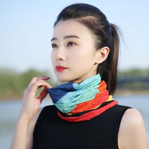 Turbante Resistente al Sol Hijab Seda Hielo Gorra Verano Islámica Mujeres