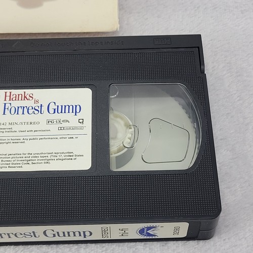 Forrest Gump VHS 1994 / 1995 Tom Hanks Gary Sinise Sally Field TESTED - Imagen 9 de 10