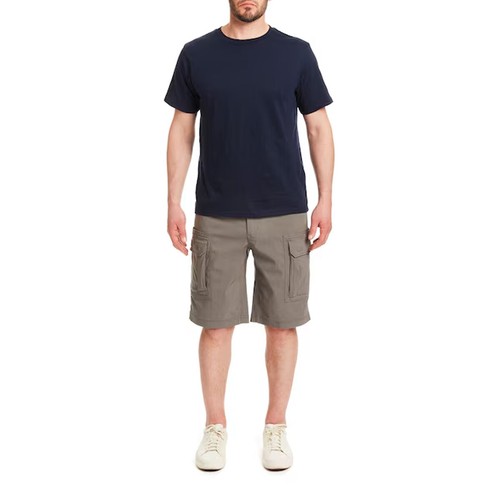Mens Cargo Combat Shorts Cotton Chino Twill Knee Length Half Pants Multi Pockets - Picture 7 of 11
