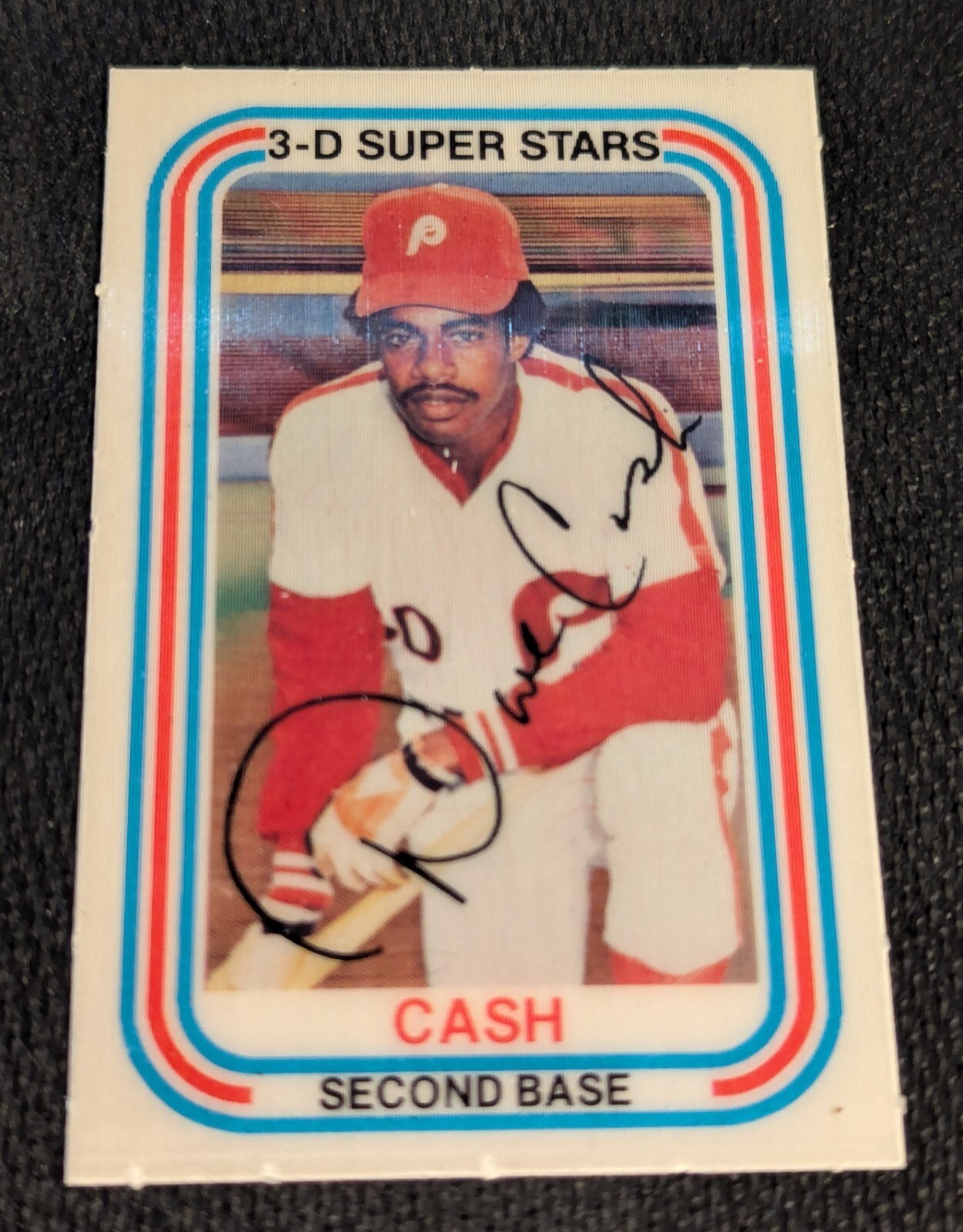 1976 Kelloggs Dave Cash 3D Card #16 - Philadelphia Phillies