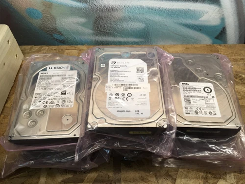 Lot of 10 Mixed Major Brands 6TB 3.5" SAS SERVER Hard Drives HDD SHIPS FAST!!!!!