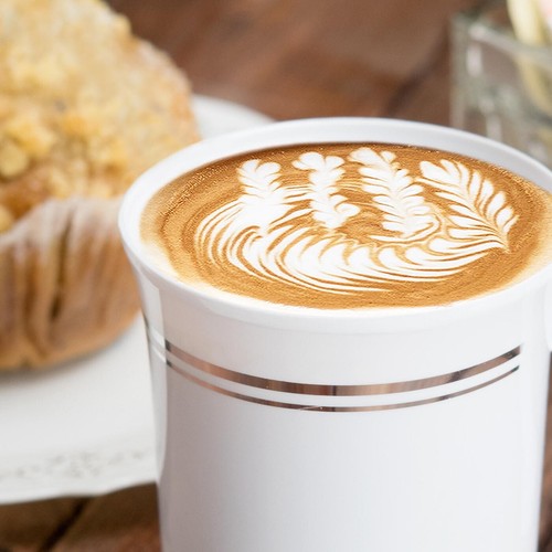 Durable Disposable Plastic Coffee Mugs Round Tea Espresso Cappuccino Cups 120PCS - Bild 18 von 19