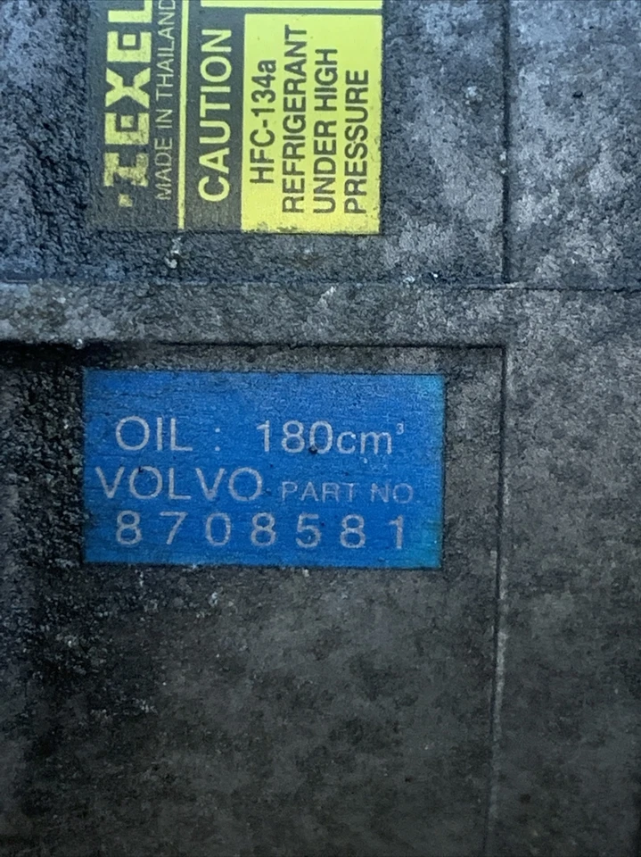 A/C Compressor 8708581 for 1999-2006 Volvo S80 2002-2007 V70 & S60 - Image 4 of 4