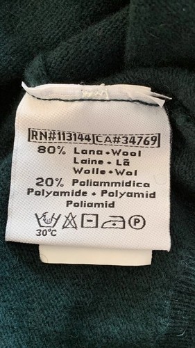ROBBE DI KAPPA V-neck Wool Blend Kids Toddler Pullover Sweater 6Y !New w tags! - Picture 4 of 6