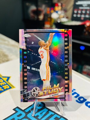 2023-24 Topps CHROME Dejounte Murray FILM STUDY #FS-1 ATLANTA HAWKS 