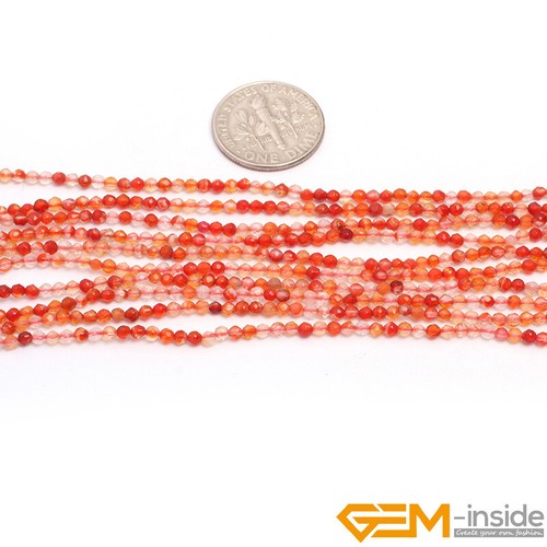 Assorted Faceted Gemstone Small Tiny Spacer Loose Beads Jewellery Making 15" AU - Foto 15 di 38