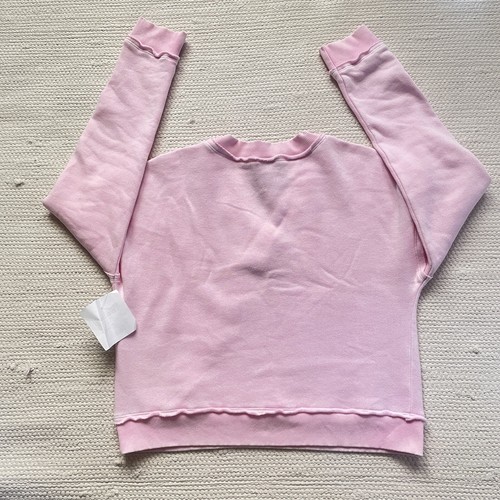 Art Class Kids' Fleece Raw Edge Pink Girls V-Neck Sweatshirt Size L (10/12) - Picture 2 of 6