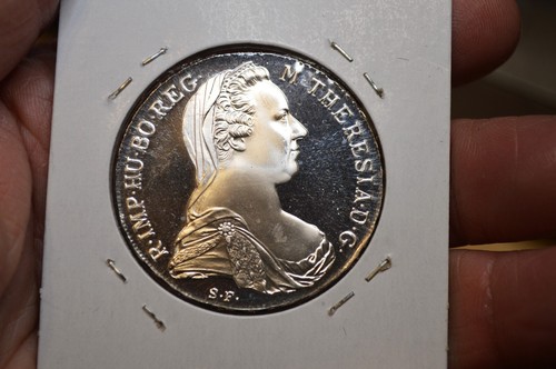 1780 SF, Österreich Taler, Maria Theresia PP Nachschlag, KM# T1. - Bild 2 von 2