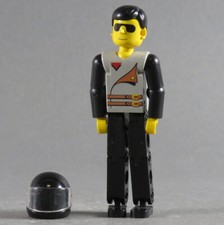 LEGO® Technic große Figur schwarz grau Rennfahrer Pilot TECH012A 8225 Racer