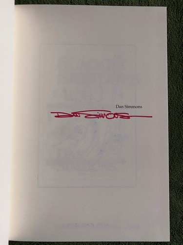 SUMMER SKETCHES Dan Simmons SIGNED Hardcover FIRST Limited Lord John 1992 VGC - Picture 2 of 11