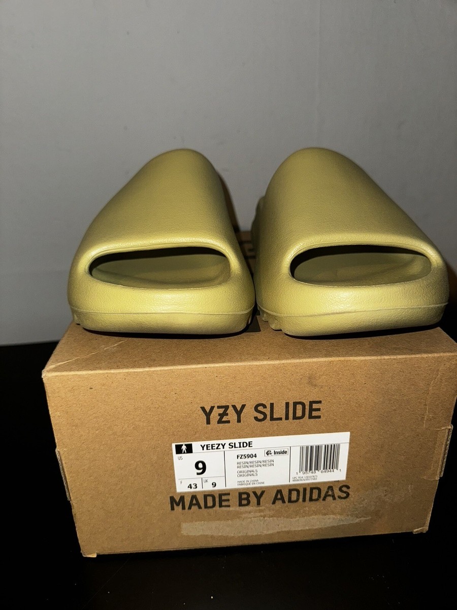Mens Adidas Yeezy Slides - Resin - FZ5904 - 9 Adidas Yeezy Slide Resin FZ5904 Size 9 *Brand New main image 3