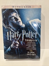 Harry Potter: Years 1-6 DVD, 2009, 6-Disc Set, WS 
