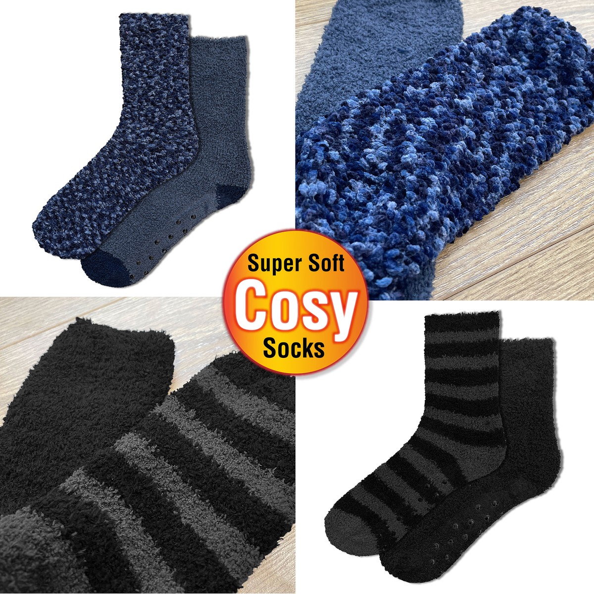 Mens cosy slipper best sale socks