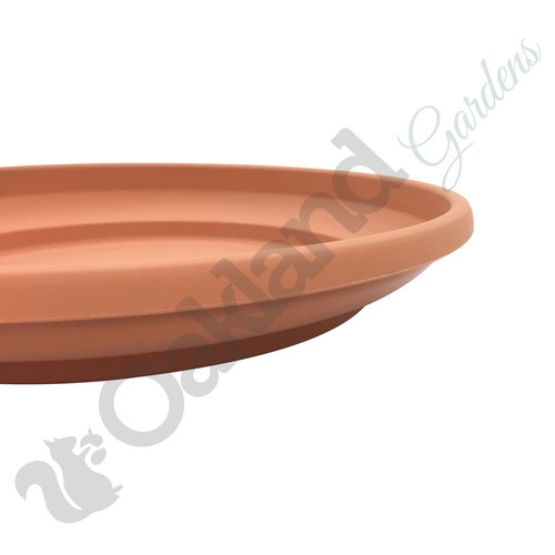 Plant Pot Saucer Round Strong Plastic Wide Base Water Drip Tray Saucers 32cm - Picture 12 of 13