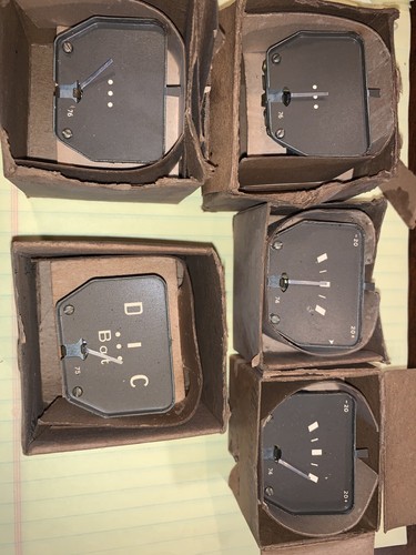 NORS 1937 Chevrolet Master Deluxe Amp Battery Fuel Gauge *EACH GAUGE IS $75 OBO*