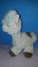 Aurora Precious Moments White  Tan Llama Alpaca Plush 10" Stuffed Animal