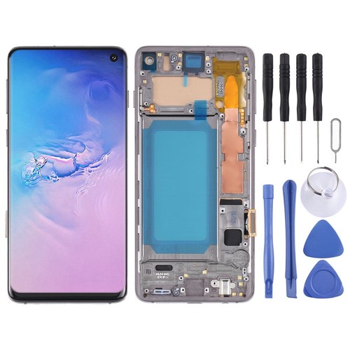 Für Samsung Galaxy S10 SM-G973 Display Full TFT LCD Rahmen Einheit Touch Ersatz