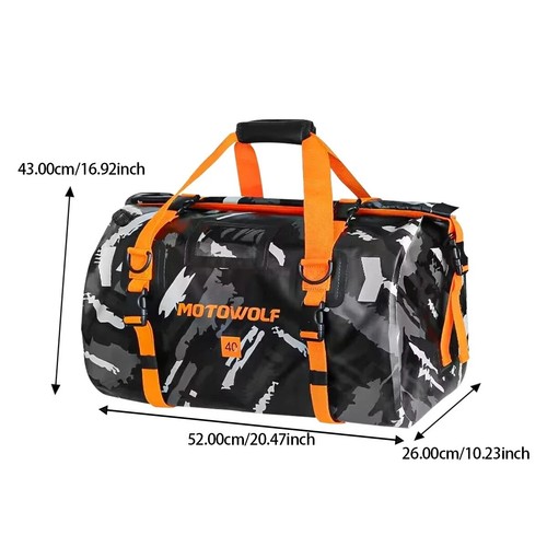 Wasserdicht 20L/40L/50L/66L/70L/100L Aufbewahrungstasche für Fahrrad Motorrad Reise - Bild 13 von 24