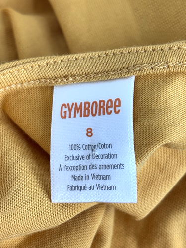 Gymboree NWT Girls size 8 Dress Long Sleeve Knit Yellow Gold Sunflower Appliques - Picture 4 of 4