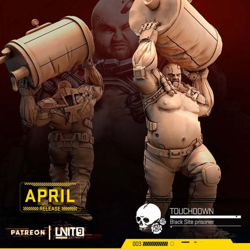 Black Site Prisoners Collection - EINHEIT 9 32 mm Cyberpunk Minis - Bild 8 von 11
