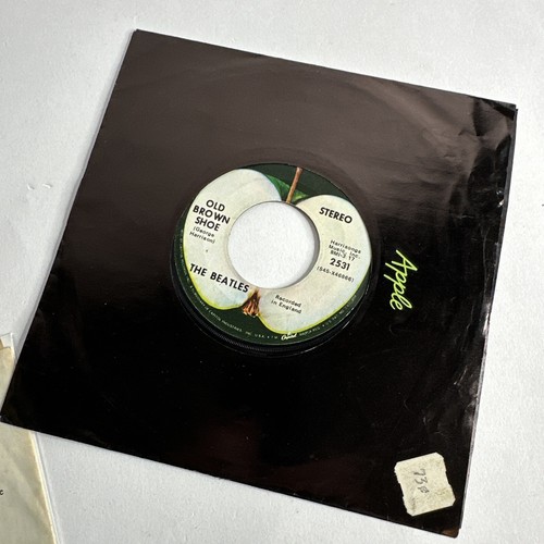 The Beatles Ballad of John and Yoko/Old Brown Shoe Apple 45 Pic Sleeve 2531 7” - Picture 4 of 4