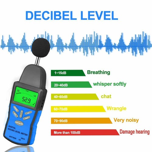 Digital Sound Level Meter 30~130dB Decibel Noise Measurement Hand Noise Tester - Picture 5 of 8
