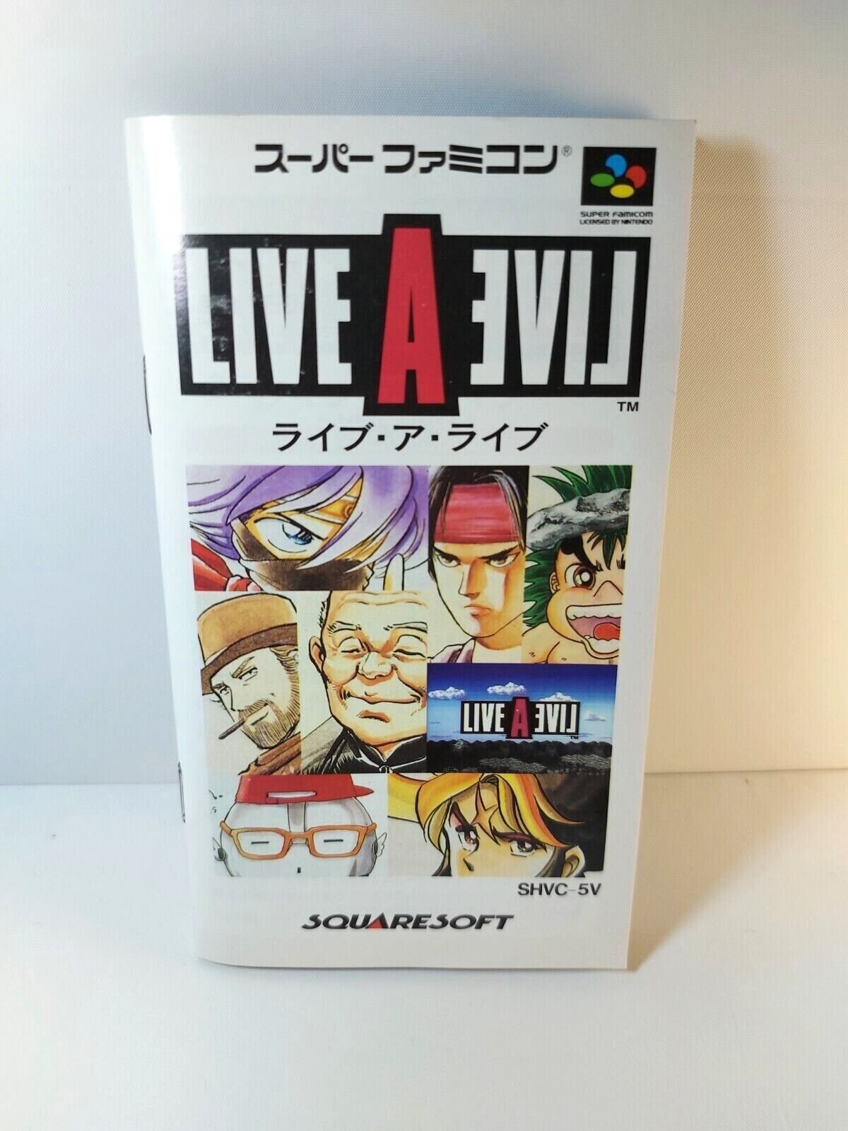 Live a Live SNES SQUARE Super Famicom Box From Japan