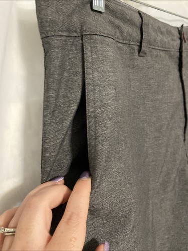 Hang Ten Men's Shorts Size 40 Grey Solid Polyester Button Zipper - Picture 7 of 12