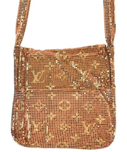 LOUIS VUITTON Frances Shoulder Bags Monogram Mesh Gold M92287 2200540851188