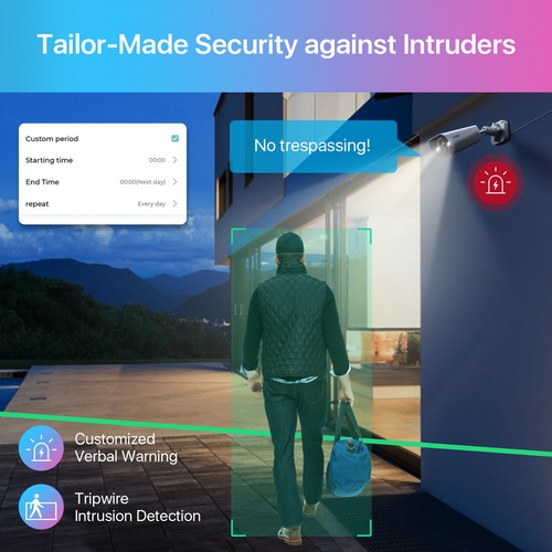 ZOSI 4MP/5MP PoE Security IP Camera Add-on AI Detect Night Vision Outdoor Audio - Picture 26 of 78