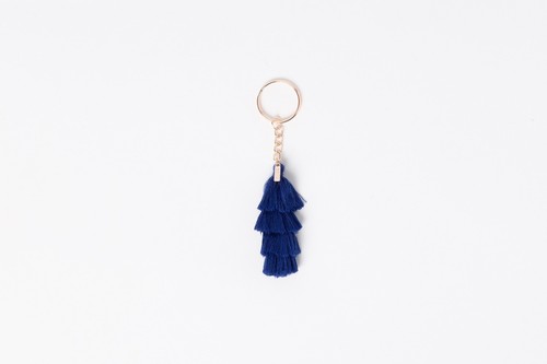 Schlüsselanhänger Tassels DOIY Blau Rot Anhänger Quaste - Picture 12 of 13