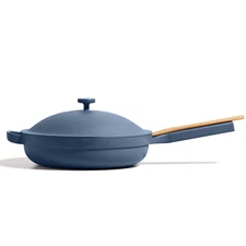 Our Place Large Always Pan 12.5” 10 in 1 Nonstick Pan w Lid & spoon BLUE SALT