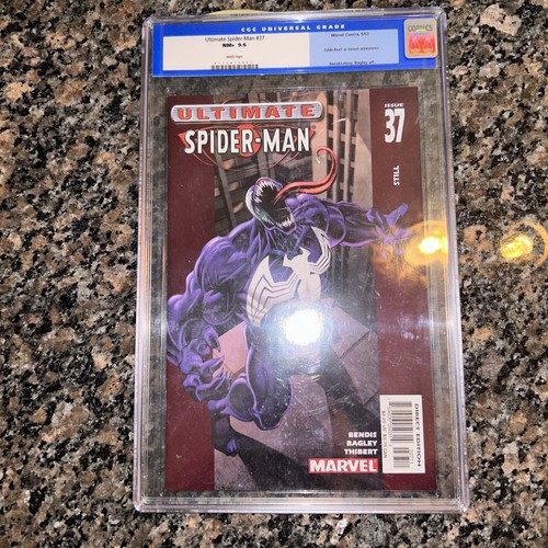 ULTIMATE SPIDERMAN 37 CGC 9.6 NM+ 2003 EDDIE BROCK AS VENOM APPEARANCE BENDIS - Picture 1 of 3