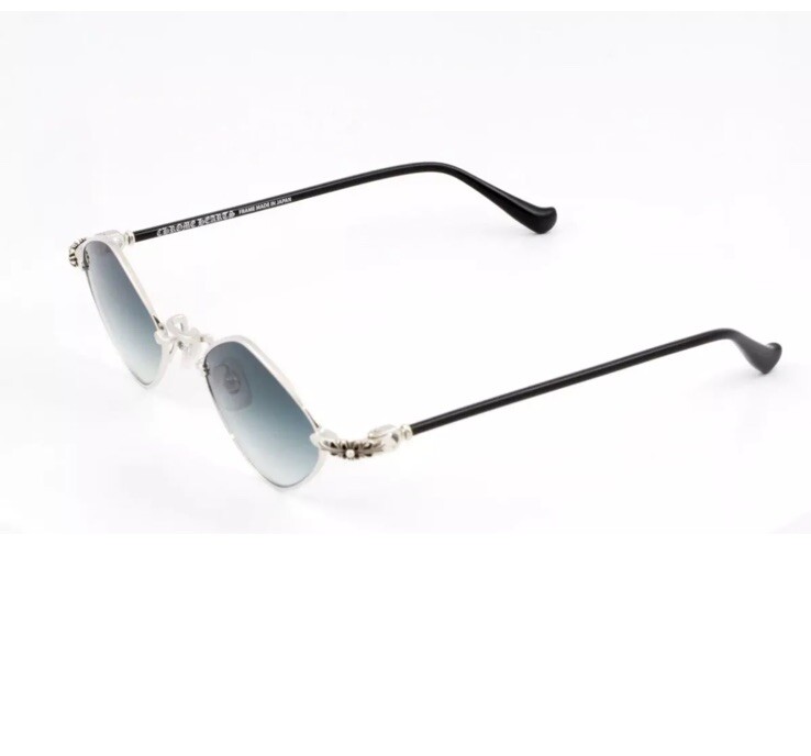 Chrome Hearts Diamond Dog Sunglasses Authentic Grey Silver