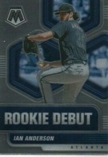 2021 Panini Mosaic Atlanta Braves Ian Anderson Rookie Debut card
