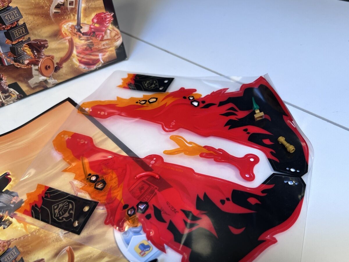 LEGO Ninjago 70674 Secrets of the Forbidden Spinjitzu Fire Fang Incomplete