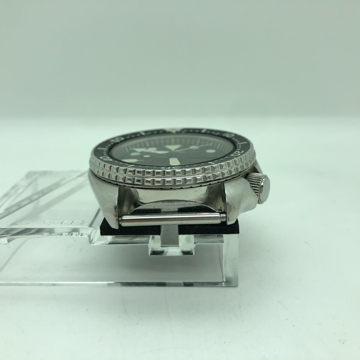 SEIKO プロフェッショナル200mダイバー7C43-7010 Seiko Professional Men's Black Watch - 7C43-7010 for sale