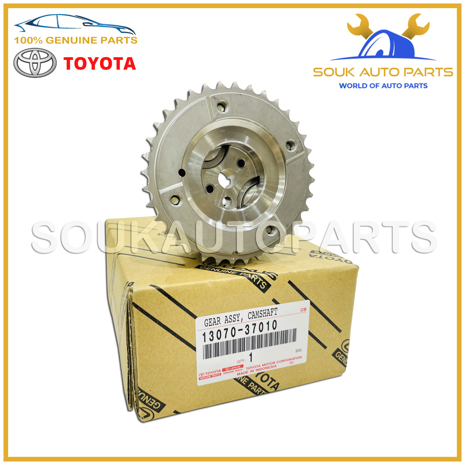 13070-37010 Genuine Toyota GEAR ASSY, CAMSHAFT TIMING EXHAUST ...